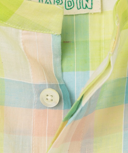 mii（ミー）の「mii | スタンドカラーカフタンシャツ CHECK MEN（シャツ/ブラウス・メンズ・レッド系その他/イエロー系その他・SMALL/MEDIUM）」の17枚目の写真