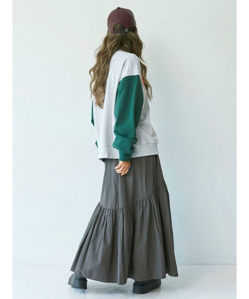 Ungrid（アングリッド）の「ギャザーデザインスカート（スカート・レディース・チャコールグレー/アイボリー/オレンジ/カーキ・FREE）」の16枚目の写真