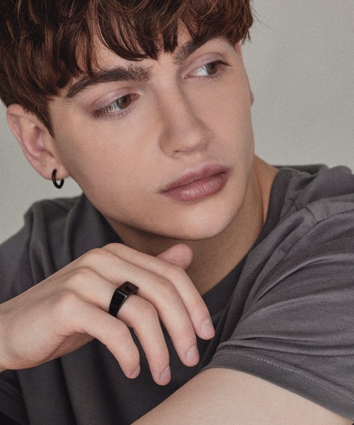 HYPE（ハイプ）の「【HYPE】ハイプ/ スクエアリング（リング・メンズ・ブラック/シルバー/ゴールド/その他・#18/#20/#16）」の18枚目の写真