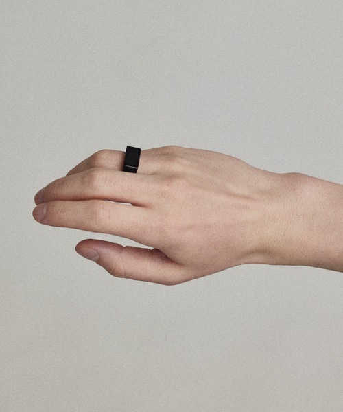 HYPE（ハイプ）の「【HYPE】ハイプ/ スクエアリング（リング・メンズ・ブラック/シルバー/ゴールド/その他・#18/#20/#16）」の16枚目の写真