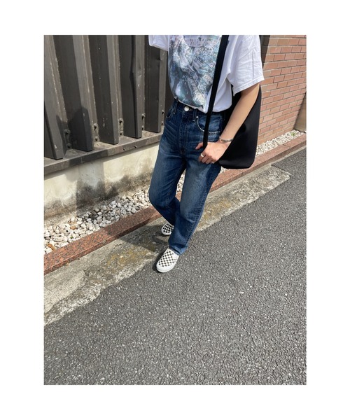 BLACK BY MOUSSY（ブラックバイマウジー）の「DRIP used denim(ドリップユーズドデニム）（デニムパンツ・レディース・ブルー・24inch/23inch/26inch/25inch）」の9枚目の写真