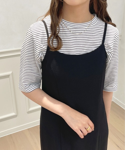 apres jour(アプレジュール)の「ネームタグ付きボーダーT【ZOZOTOWN限定アイテム】(Tシャツ/カットソー・レディース・ライトブルー/ブラック/イエロー/ピンク・フリー/X-LARGE)」の21枚目の写真