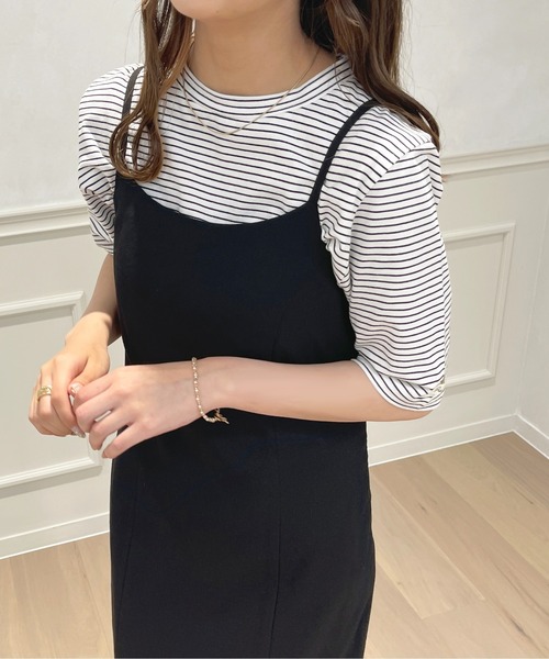 apres jour(アプレジュール)の「ネームタグ付きボーダーT【ZOZOTOWN限定アイテム】(Tシャツ/カットソー・レディース・ライトブルー/ブラック/イエロー/ピンク・フリー/X-LARGE)」の22枚目の写真