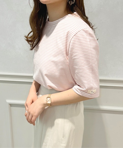 apres jour(アプレジュール)の「ネームタグ付きボーダーT【ZOZOTOWN限定アイテム】(Tシャツ/カットソー・レディース・ライトブルー/ブラック/イエロー/ピンク・フリー/X-LARGE)」の15枚目の写真