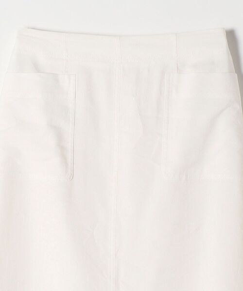 SHIPS any（シップス エニィ）の「SHIPS any:〈ウォッシャブル〉フロント ポケット スカート◇（スカート・レディース・ホワイト/チャコールグレー/レンガ・38/36）」の7枚目の写真