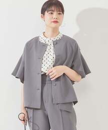 Tiara | 麻調2WAYフレアブラウス(シャツ/ブラウス)