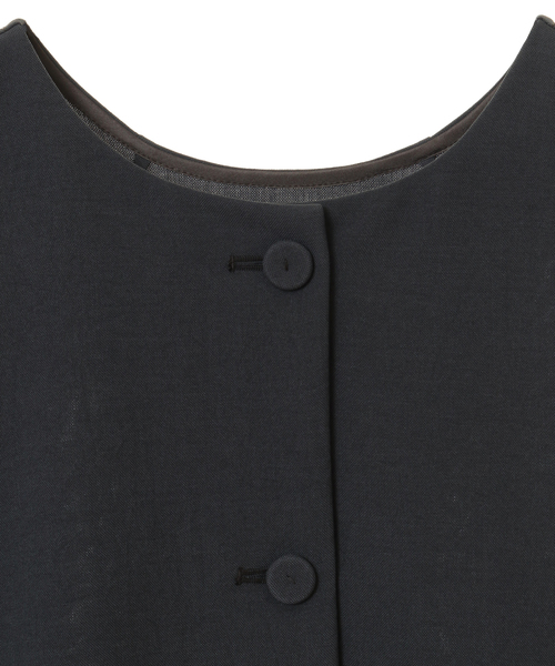 Tiara(ティアラ)の「麻調2WAYフレアブラウス(シャツ/ブラウス・レディース・ピンク/チャコールグレー/ブラック・FREE)」の13枚目の写真