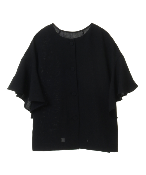 Tiara(ティアラ)の「麻調2WAYフレアブラウス(シャツ/ブラウス・レディース・ピンク/チャコールグレー/ブラック・FREE)」の21枚目の写真