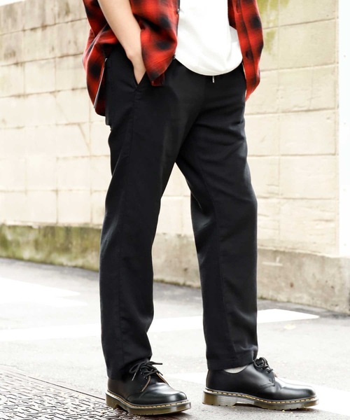 FIVE BROTHER(ファイブブラザー)の「FIVE BROTHER/ファイブブラザー LINEN EASY PANTS リネンイージーパンツ(その他パンツ・メンズ・ブラック/ベージュ/ナチュラル・S)」の2枚目の写真