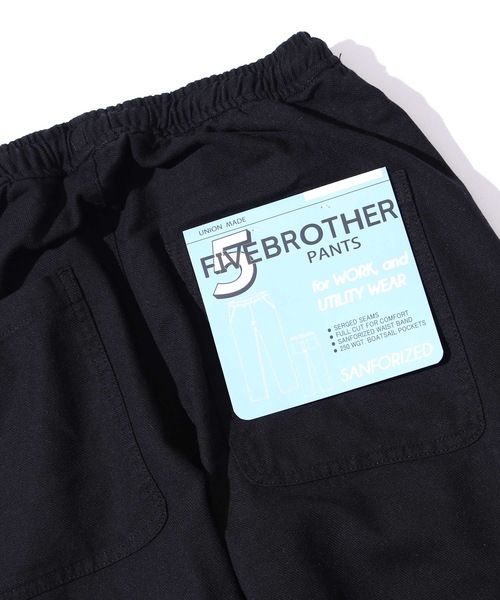 FIVE BROTHER(ファイブブラザー)の「FIVE BROTHER/ファイブブラザー LINEN EASY PANTS リネンイージーパンツ(その他パンツ・メンズ・ブラック/ベージュ/ナチュラル・S)」の17枚目の写真