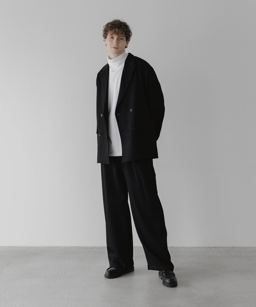 remer loose UNKNOWNセットアップ　Sサイズ remer（リメール）の「loose UNKNOWN out tuck drape wide PT