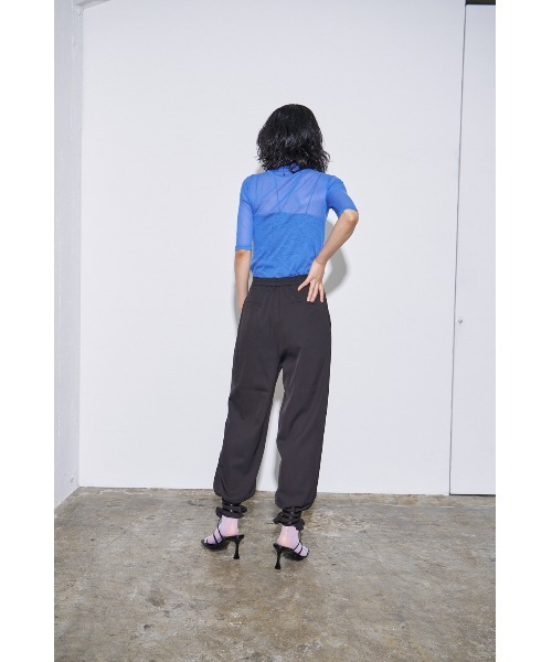 4youstory（フォーユーストーリー）の「【4youstory】シアーハーフスリーブトップス（Tシャツ/カットソー・レディース・ブラック/ブルー/アイボリー・FREE）」の15枚目の写真