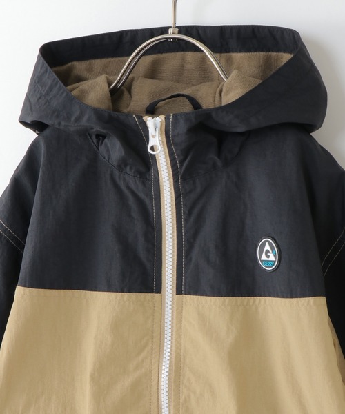 GERRY(ジェリー)の「【キッズ】GERRY ジェリー 切り替えマウンテンパーカー(110~160cm)(マウンテンパーカー・キッズ・ダークグリーン/ベージュ・110/120/130/140/150/160)」の7枚目の写真