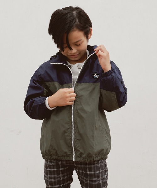 GERRY(ジェリー)の「【キッズ】GERRY ジェリー 切り替えマウンテンパーカー(110~160cm)(マウンテンパーカー・キッズ・ダークグリーン/ベージュ・110/120/130/140/150/160)」の17枚目の写真