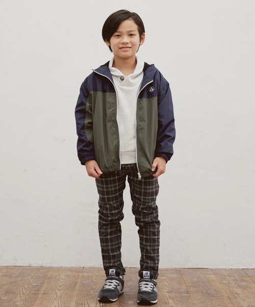 GERRY(ジェリー)の「【キッズ】GERRY ジェリー 切り替えマウンテンパーカー(110~160cm)(マウンテンパーカー・キッズ・ダークグリーン/ベージュ・110/120/130/140/150/160)」の14枚目の写真