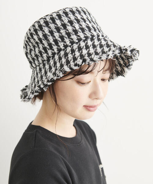 FREE'S MART（フリーズマート）の「◆ツイードハット（ハット・レディース・ブラック系その他/ホワイト系その他/ブラック/ホワイト系その他2・ﾌﾘ-）」の19枚目の写真