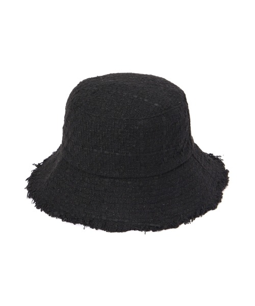 FREE'S MART（フリーズマート）の「◆ツイードハット（ハット・レディース・ブラック系その他/ホワイト系その他/ブラック/ホワイト系その他2・ﾌﾘ-）」の3枚目の写真