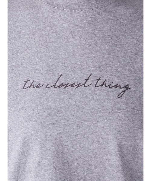 Mila Owen(ミラオーウェン)の「前後グラフィックTシャツ(Tシャツ/カットソー・レディース・ホワイト/ネイビー/グレー・0/1)」の10枚目の写真