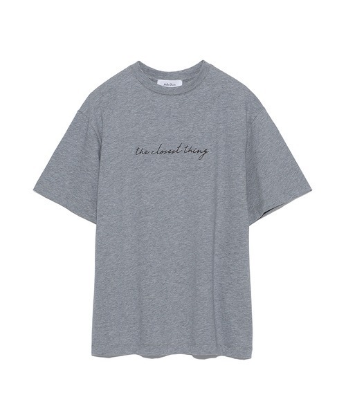 Mila Owen(ミラオーウェン)の「前後グラフィックTシャツ(Tシャツ/カットソー・レディース・ホワイト/ネイビー/グレー・0/1)」の22枚目の写真