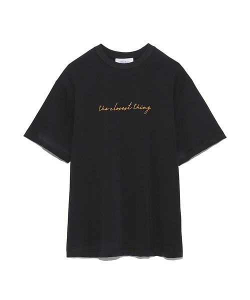 Mila Owen(ミラオーウェン)の「前後グラフィックTシャツ(Tシャツ/カットソー・レディース・ホワイト/ネイビー/グレー・0/1)」の6枚目の写真