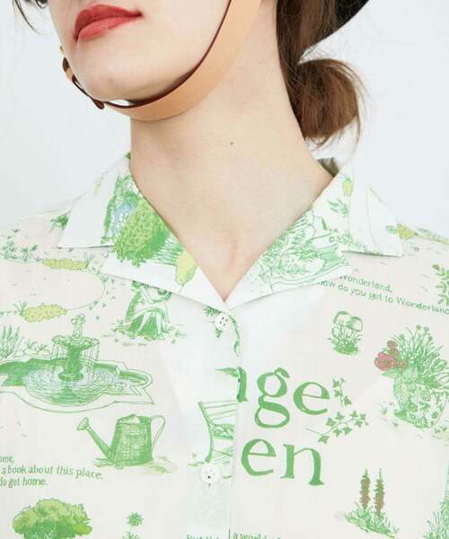 FRAPBOIS（フラボア）の「ワンダー ワンピース（シャツワンピース・レディース・ブラック/グリーン・0/1）」の16枚目の写真