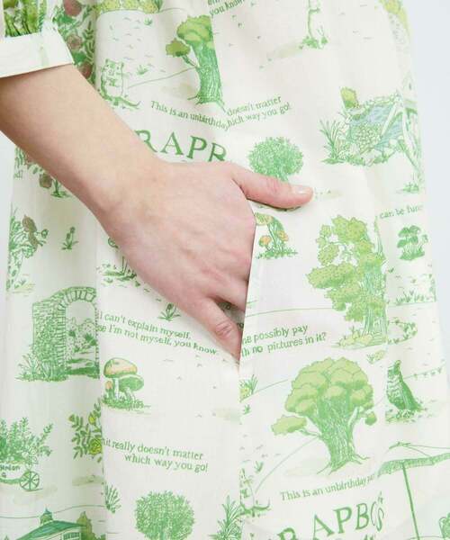 FRAPBOIS（フラボア）の「ワンダー ワンピース（シャツワンピース・レディース・ブラック/グリーン・0/1）」の19枚目の写真