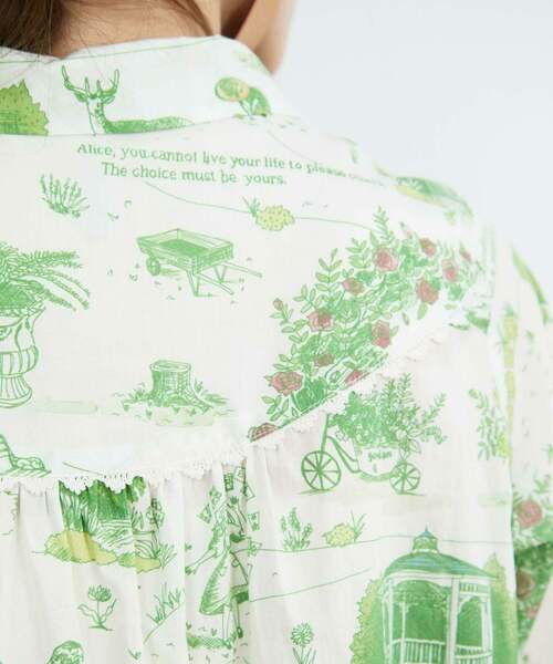 FRAPBOIS（フラボア）の「ワンダー ワンピース（シャツワンピース・レディース・ブラック/グリーン・0/1）」の3枚目の写真