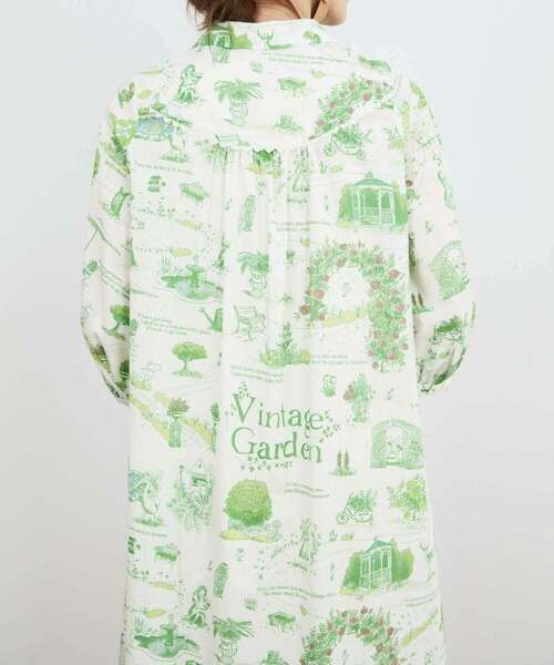 FRAPBOIS（フラボア）の「ワンダー ワンピース（シャツワンピース・レディース・ブラック/グリーン・0/1）」の8枚目の写真