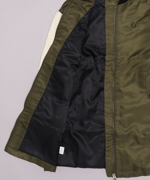 FRED PERRY（フレッドペリー）の「Knitted Sleeve Bomber Jacket