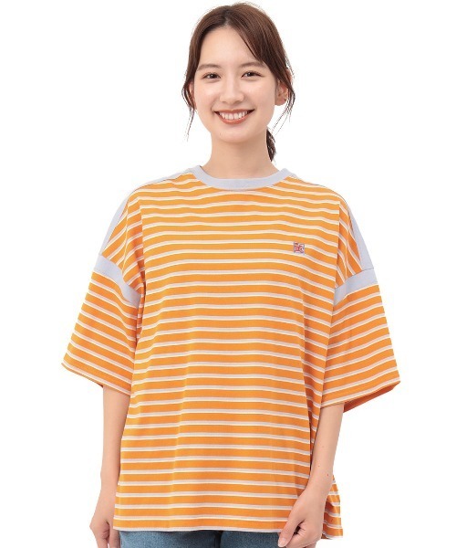 チチカカ（チチカカ）の「マルチボーダーＴシャツ（Tシャツ/カットソー・レディース・パープル/オレンジ/グリーン・FREE）」の10枚目の写真