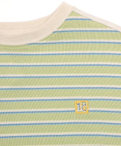 チチカカ（チチカカ）の「マルチボーダーＴシャツ（Tシャツ/カットソー・レディース・パープル/オレンジ/グリーン・FREE）」の15枚目の写真