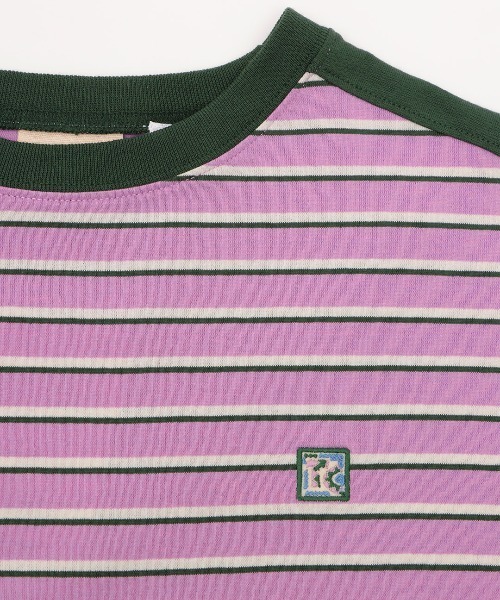 チチカカ（チチカカ）の「マルチボーダーＴシャツ（Tシャツ/カットソー・レディース・パープル/オレンジ/グリーン・FREE）」の16枚目の写真