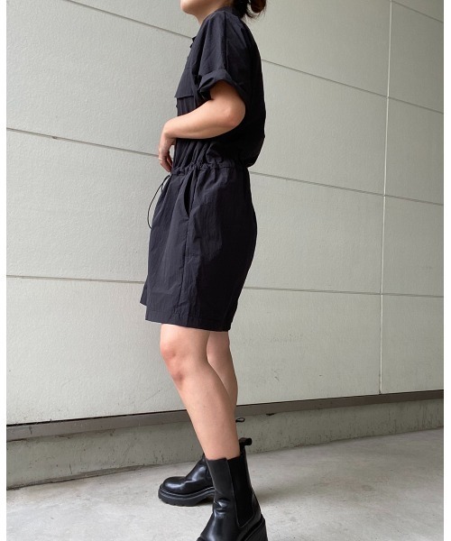 AMAIL(アマイル)の「Casual midy coverall(サロペット/オーバーオール・レディース・ブラック/ベージュ・FREE)」の18枚目の写真