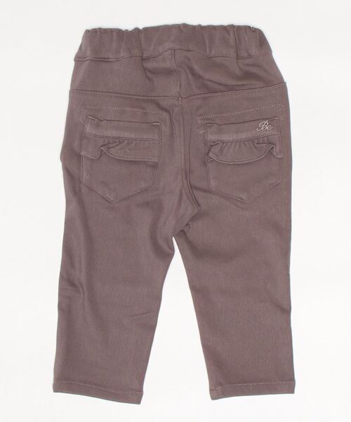 BeBe（ベベ）の「BeBe/ストレッチ ツイル リボン パンツ (80~150cm)（チノパンツ・キッズ・ブラウン・140/150/110/120/130/80/100/90）」の12枚目の写真