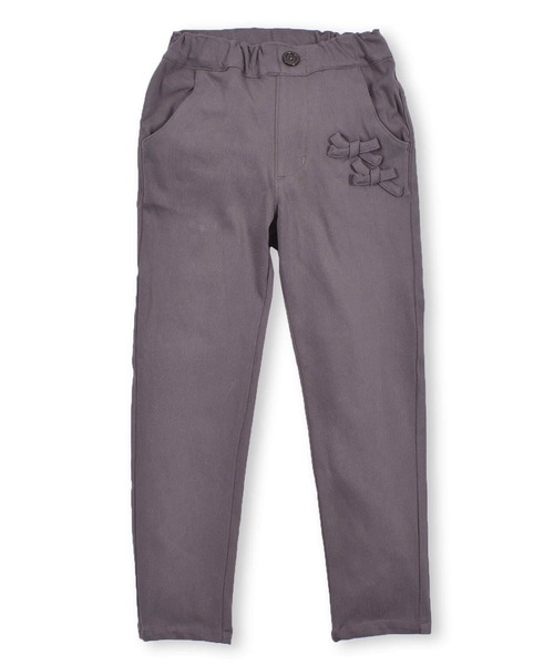 BeBe（ベベ）の「BeBe/ストレッチ ツイル リボン パンツ (80~150cm)（チノパンツ・キッズ・ブラウン・140/150/110/120/130/80/100/90）」の4枚目の写真