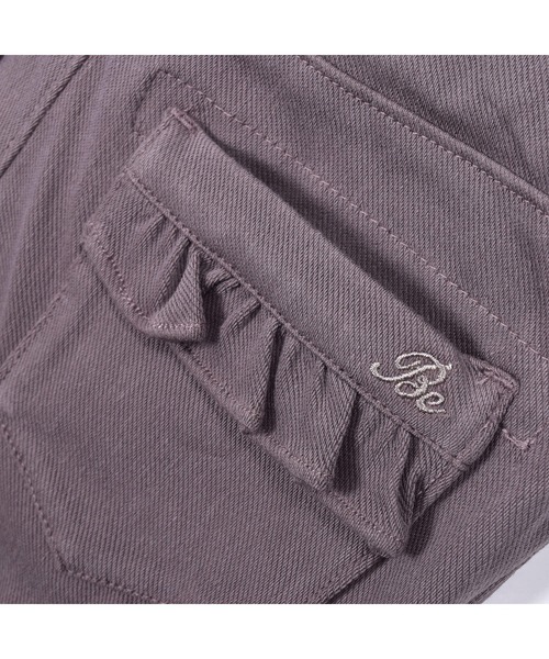 BeBe（ベベ）の「BeBe/ストレッチ ツイル リボン パンツ (80~150cm)（チノパンツ・キッズ・ブラウン・140/150/110/120/130/80/100/90）」の11枚目の写真