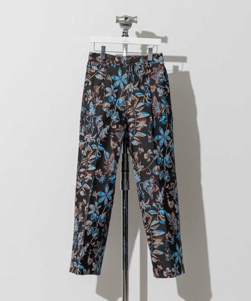 期間限定値下げ メゾンスペシャル ダマスクジャガードワンタックワイドパンツ MAISON SPECIAL（メゾンスペシャル）の「《ユニセックスアイテム