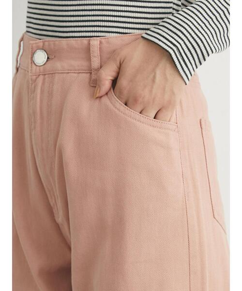 Green　Parks（グリーンパークス）の「カラーツイルセミワイドパンツ（その他パンツ・レディース・ピンク/グリーン/ホワイト系その他2・M/L）」の7枚目の写真