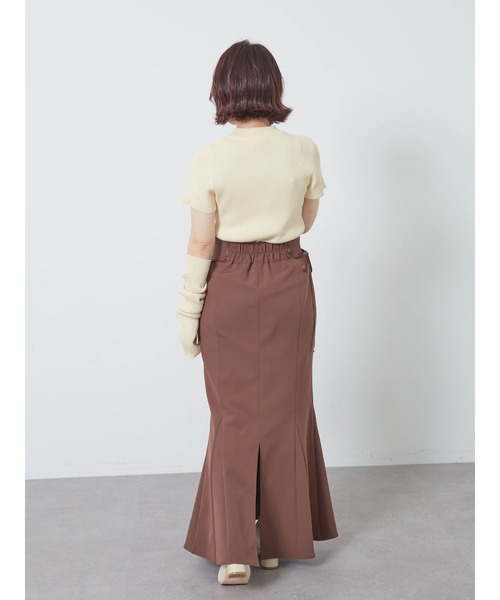 earth music&ecology(アースミュージックアンドエコロジー)の「サテンリボン付きマーメイドスカート(スカート・レディース・ブラック/ブラウン/ピンク系その他2・M/S)」の18枚目の写真