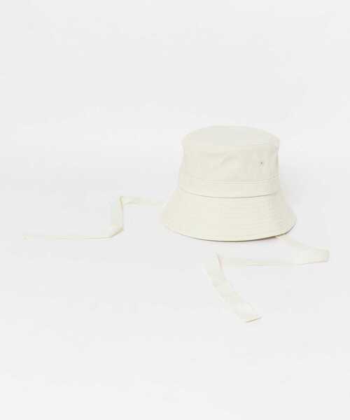 SENSE OF PLACE by URBAN RESEARCH（センスオブプレイスバイアーバンリサーチ）の「『ユニセックス』リボン付きバケットハット（ハット・メンズ・アイボリー/ネイビー/ブラック・ONE）」の7枚目の写真