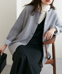2022AWアイテム/フォックス混ダブルフェイス高見えニットコート