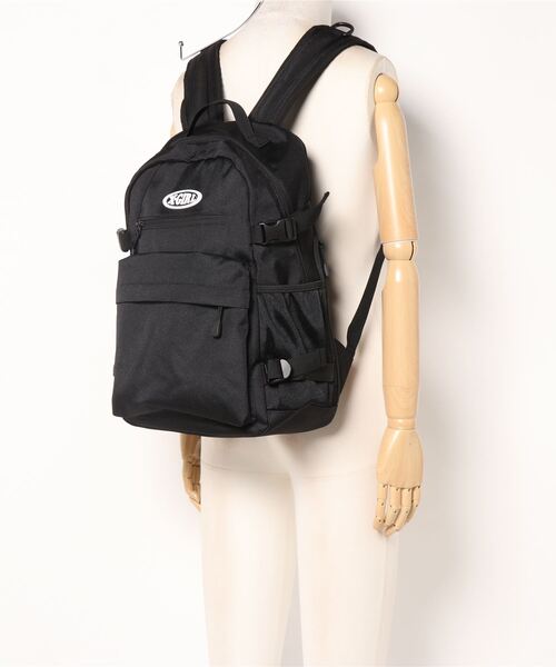 X-girl（エックスガール）の「【X-girl /エックスガール】 OVAL LOGO BACKPACK（バックパック/リュック・レディース・ブラック・FREE）」の5枚目の写真