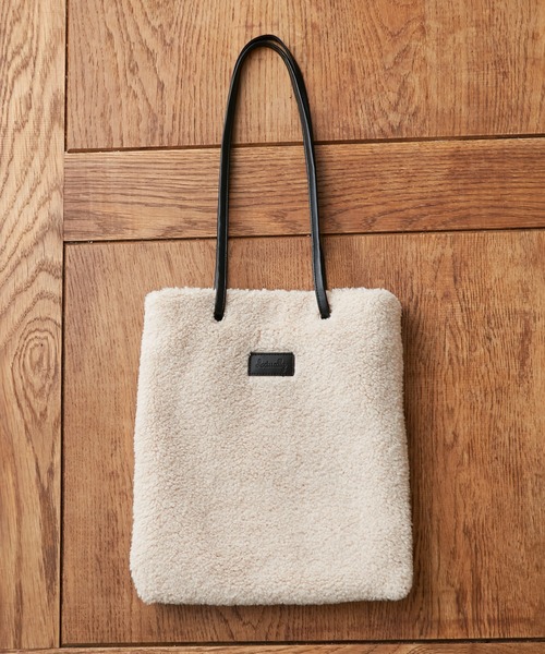 Actually(アクチュアリー)の「BOA TOTE ボアトートバッグ(トートバッグ・レディース・グリーン/グレー/アイボリー・フリー)」の15枚目の写真