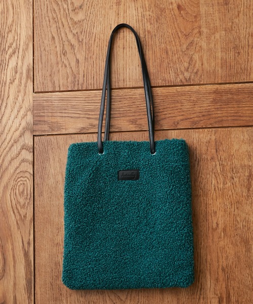 Actually(アクチュアリー)の「BOA TOTE ボアトートバッグ(トートバッグ・レディース・グリーン/グレー/アイボリー・フリー)」の13枚目の写真