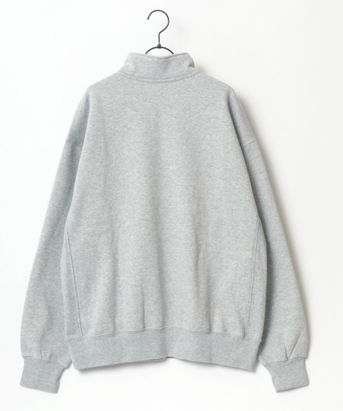 BEN DAVIS(ベンデイビス)の「BEN DAVIS/ベンデイビス ビッグシルエット ヘビーウェイト 裏起毛 ワンポイント刺繍 ハーフジップ スウェット トレーナー プルオーバー(スウェット・メンズ・ダークグリーン/ダークブラウン/オートミール/ブルーグリーン/チャコール・M/L/XL)」の14枚目の写真