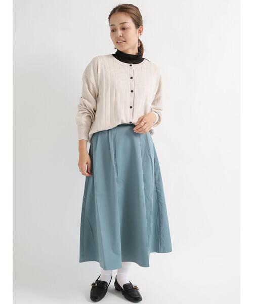 Te chichi TERRASSE(テチチテラス)の「シアータートルメロートップス(Tシャツ/カットソー・レディース・ブラック/レッド/オフホワイト/ブルー・フリ-)」の9枚目の写真