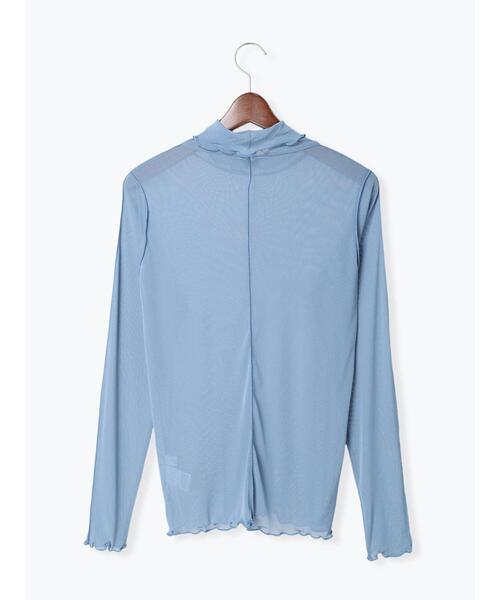 Te chichi TERRASSE(テチチテラス)の「シアータートルメロートップス(Tシャツ/カットソー・レディース・ブラック/レッド/オフホワイト/ブルー・フリ-)」の14枚目の写真