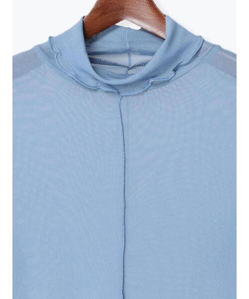 Te chichi TERRASSE(テチチテラス)の「シアータートルメロートップス(Tシャツ/カットソー・レディース・ブラック/レッド/オフホワイト/ブルー・フリ-)」の15枚目の写真