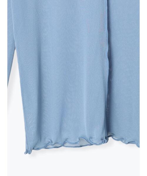 Te chichi TERRASSE(テチチテラス)の「シアータートルメロートップス(Tシャツ/カットソー・レディース・ブラック/レッド/オフホワイト/ブルー・フリ-)」の17枚目の写真