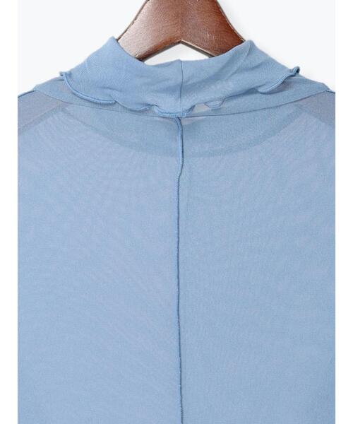 Te chichi TERRASSE(テチチテラス)の「シアータートルメロートップス(Tシャツ/カットソー・レディース・ブラック/レッド/オフホワイト/ブルー・フリ-)」の18枚目の写真